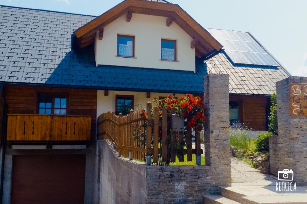 Budova, kde se bed and breakfast nachází
