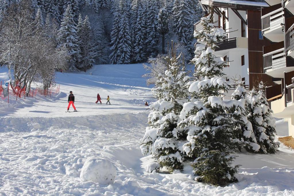 Résidence Saboia B13 Clés Blanches Courchevel v zimě