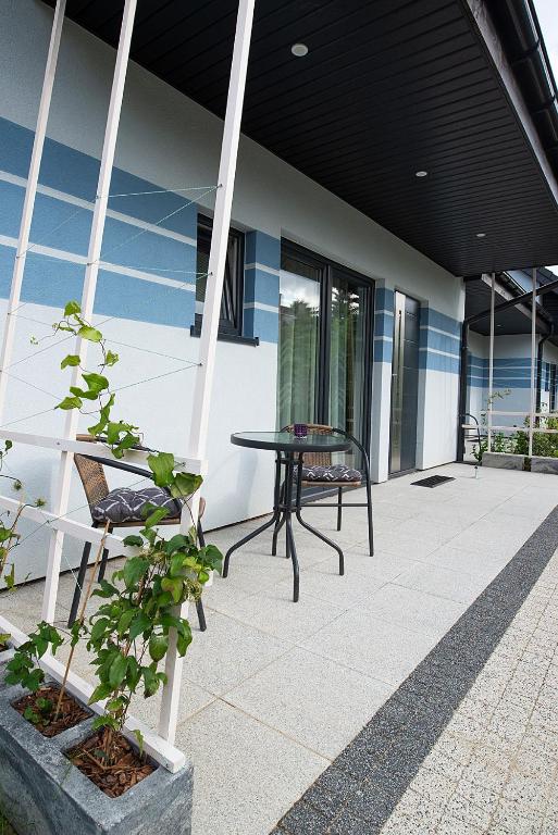 Balkón alebo terasa v ubytovaní DOMKI RELAX