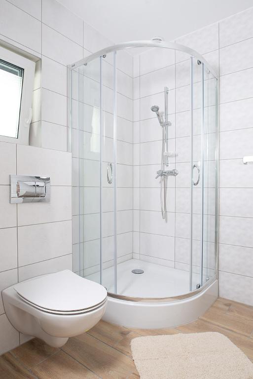 Kúpeľňa v ubytovaní DOMKI RELAX