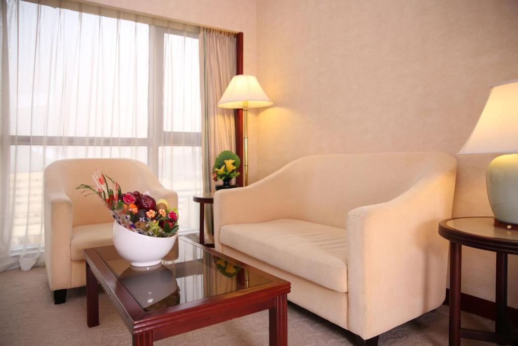 Posezení v ubytování Felicity Hotel Shenzhen, Luohu Railway Station