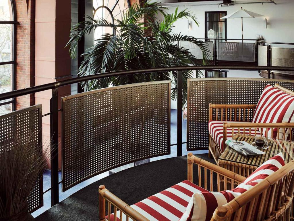 Posezení v ubytování Gastwerk Hotel Hamburg