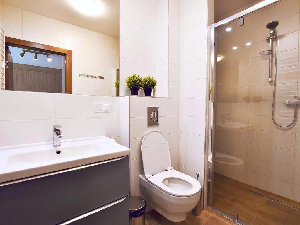 Kúpeľňa v ubytovaní VacationClub - Karkonoska 13 Apartament 61