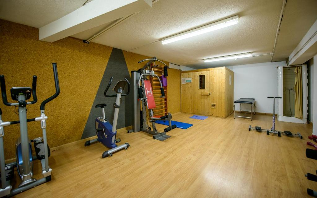 Fitness centrum a/nebo fitness zařízení v ubytování Pey Resort