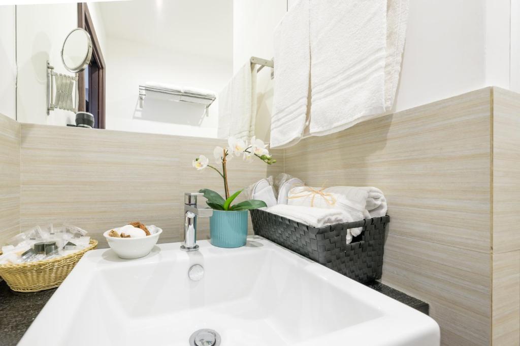 Kúpeľňa v ubytovaní Suite 36