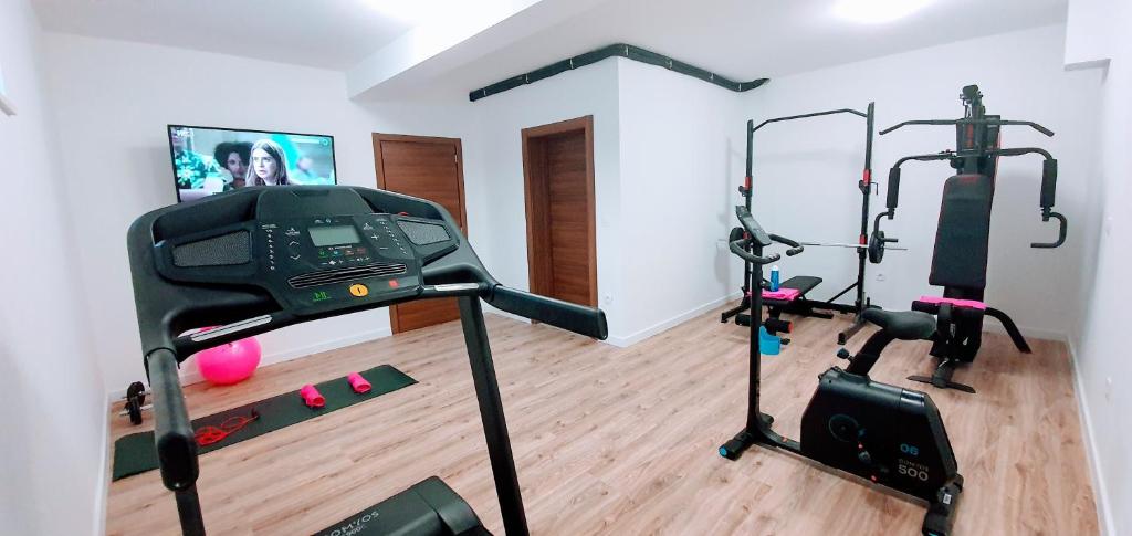 Posilňovňa alebo fitness centrum v ubytovaní Villa Andrija