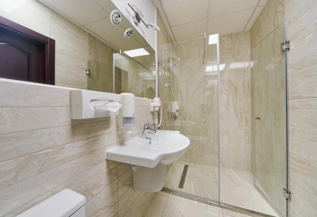 Koupelna v ubytování Gaudi stylish hotel