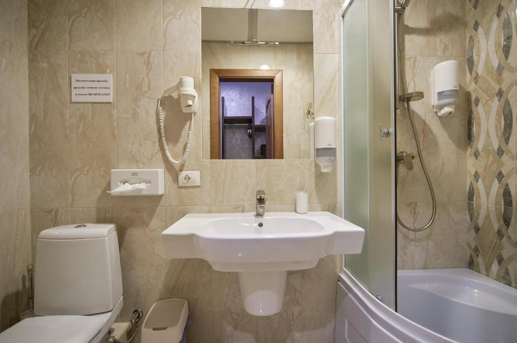 Koupelna v ubytování Gaudi stylish hotel