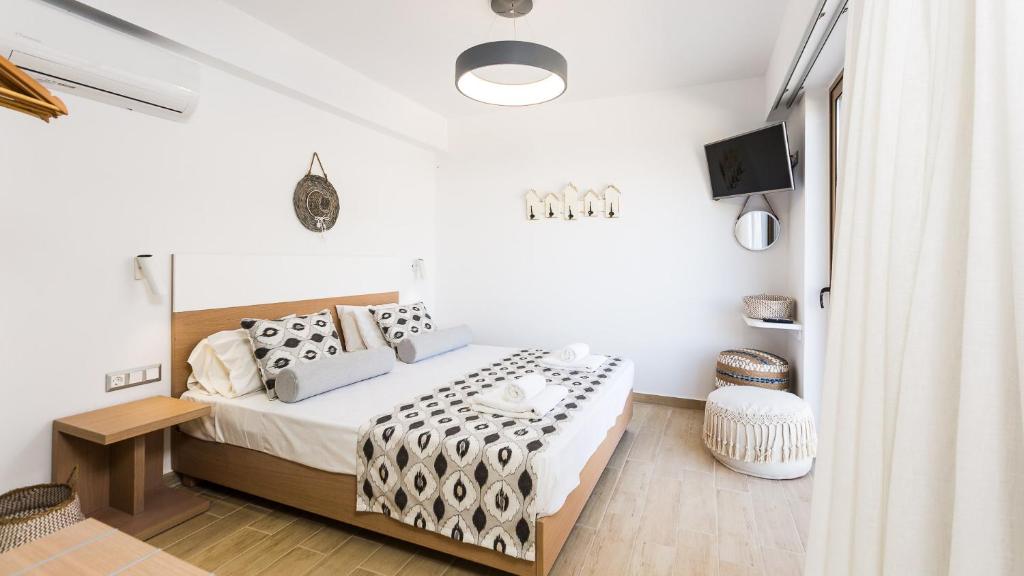 Postel nebo postele na pokoji v ubytování Summer Villas Crete