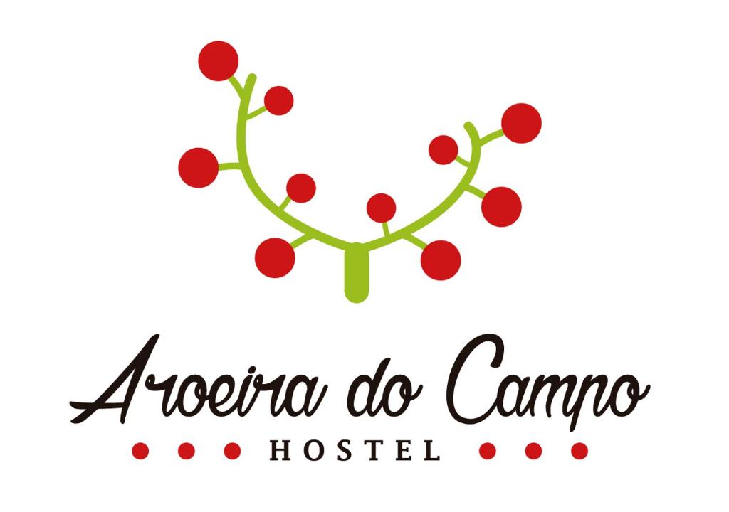 un logo pour une auberge de jeunesse acorn do campo dans l'établissement Hostel Aroeira do campo, à Florianópolis