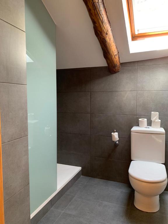 Koupelna v ubytování Hôtel Bruxelles