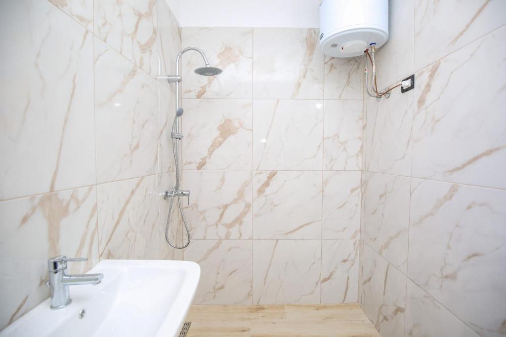Koupelna v ubytování Hotel Vila Stefa