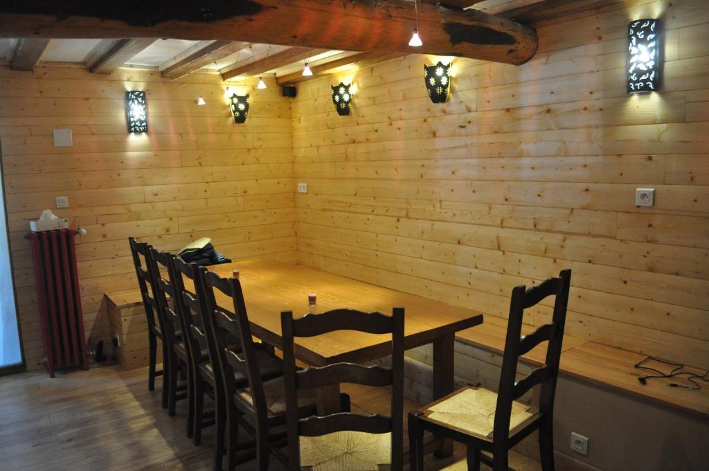 Restaurace v ubytování Eco Gite La Grange