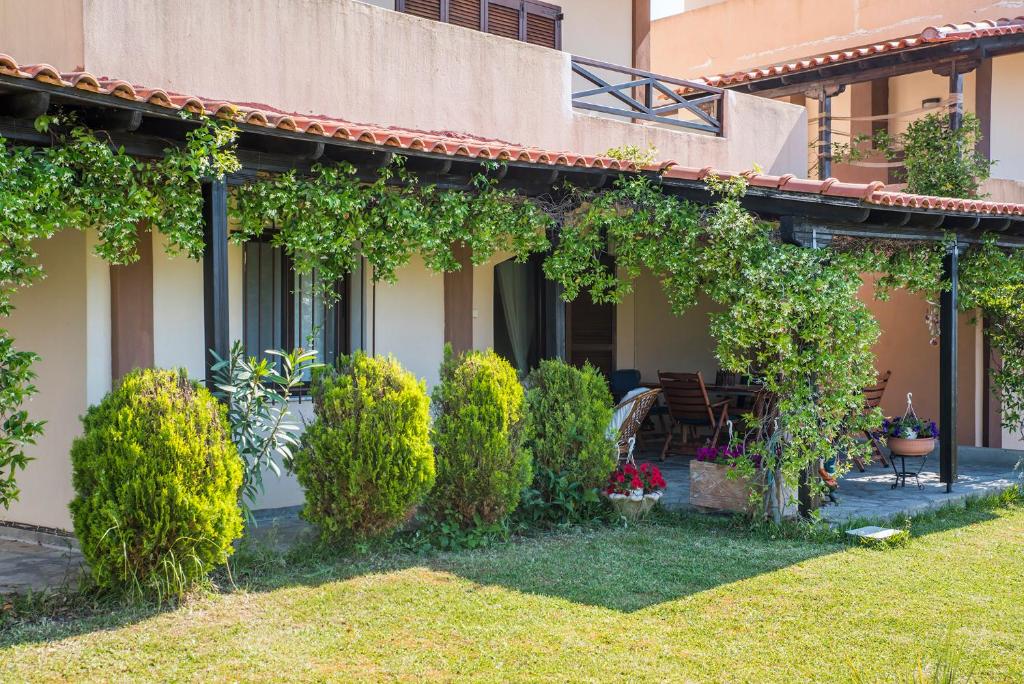 Zahrada ubytování Eirinis House