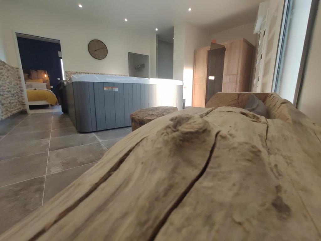 Postel nebo postele na pokoji v ubytování Escale beauté le Crotoy