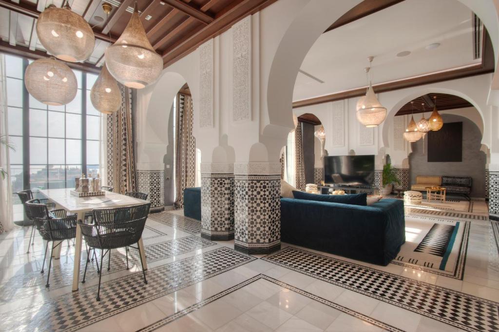 Posezení v ubytování Villa Geba Boutique Hotel