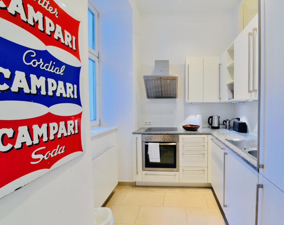 Kuchyňa alebo kuchynka v ubytovaní Apartment Wien