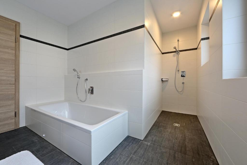 Koupelna v ubytování Apartment Jäger
