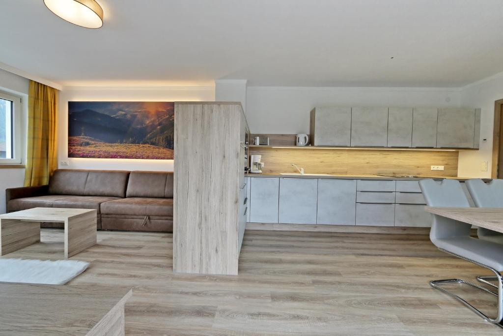 Kuchyň nebo kuchyňský kout v ubytování Apartment Jäger
