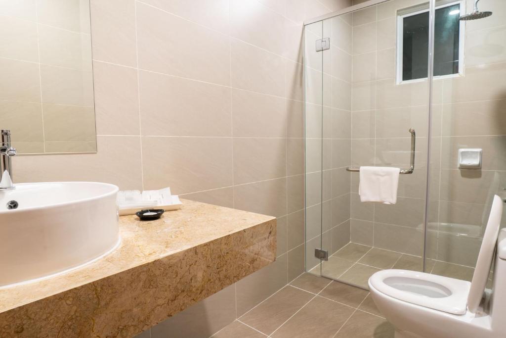 Bilik mandi di Tamu Hotel & Suites Kuala Lumpur