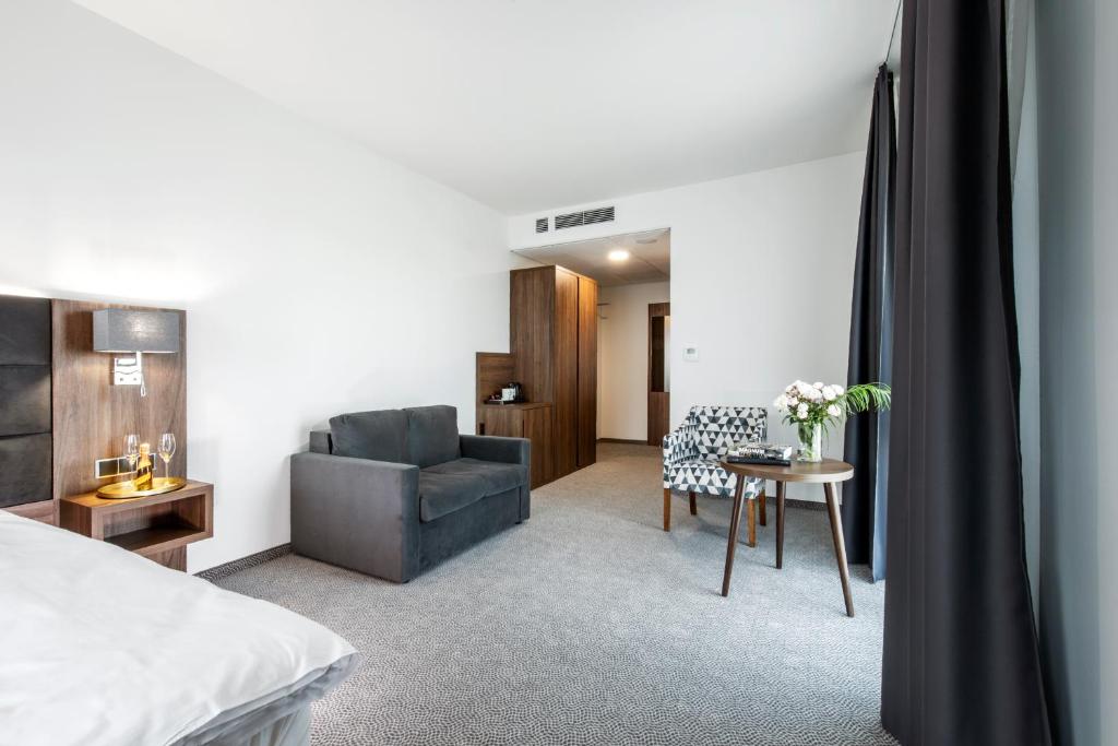 Posezení v ubytování DB Hotel Wrocław