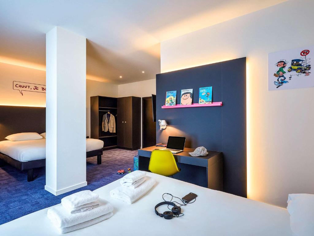Voodi või voodid majutusasutuse ibis Styles Liege Guillemins toas
