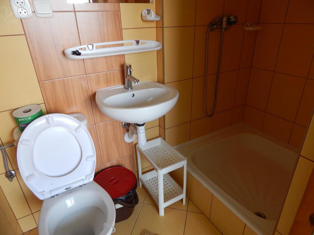 Kúpeľňa v ubytovaní Villa Orkan