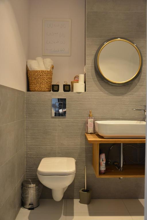 Kúpeľňa v ubytovaní Apartament Centrum Warszawy