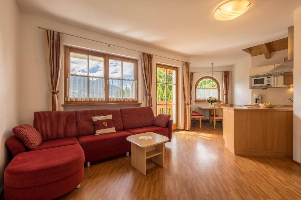 Kuchyňa alebo kuchynka v ubytovaní Tischlerhof - Typ A mit Balkon