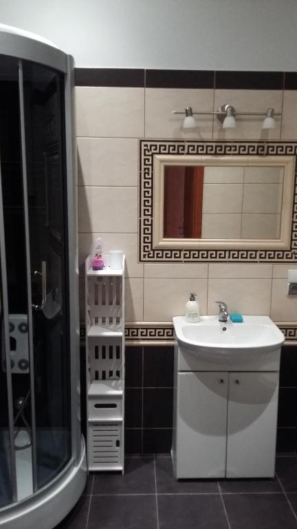 Kúpeľňa v ubytovaní Apartamencik na Doby - Lubin