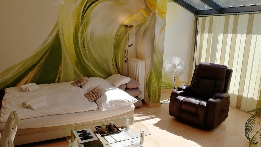 Postel nebo postele na pokoji v ubytování Apartmány Duo