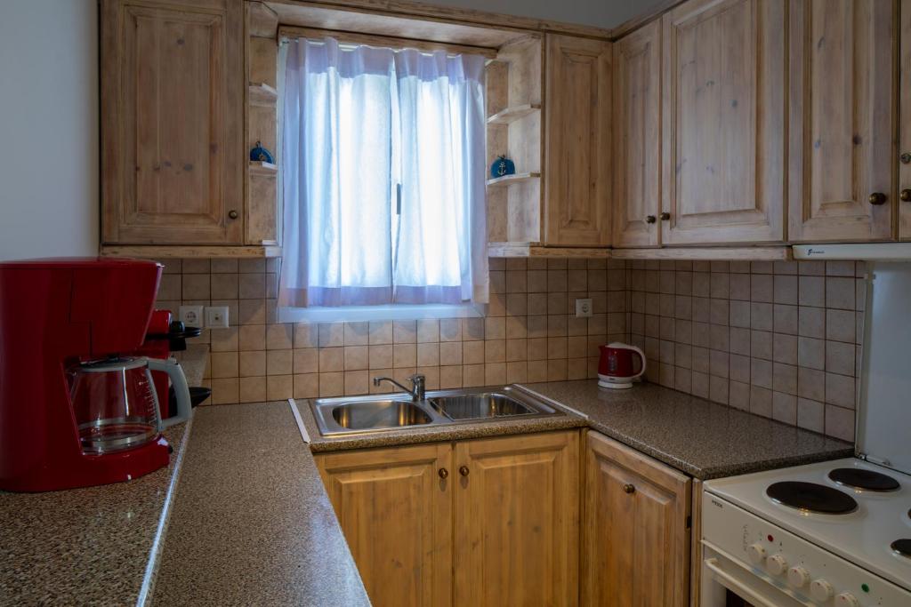 Kuchyňa alebo kuchynka v ubytovaní Drafies House