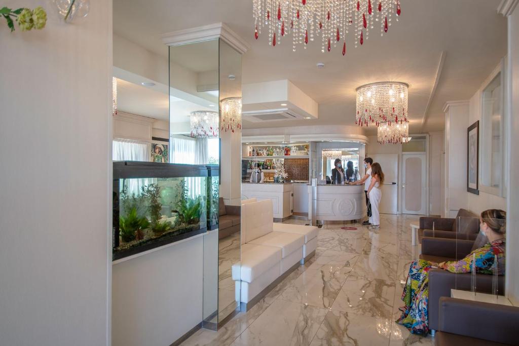 Posezení v ubytování Hotel Orchidea
