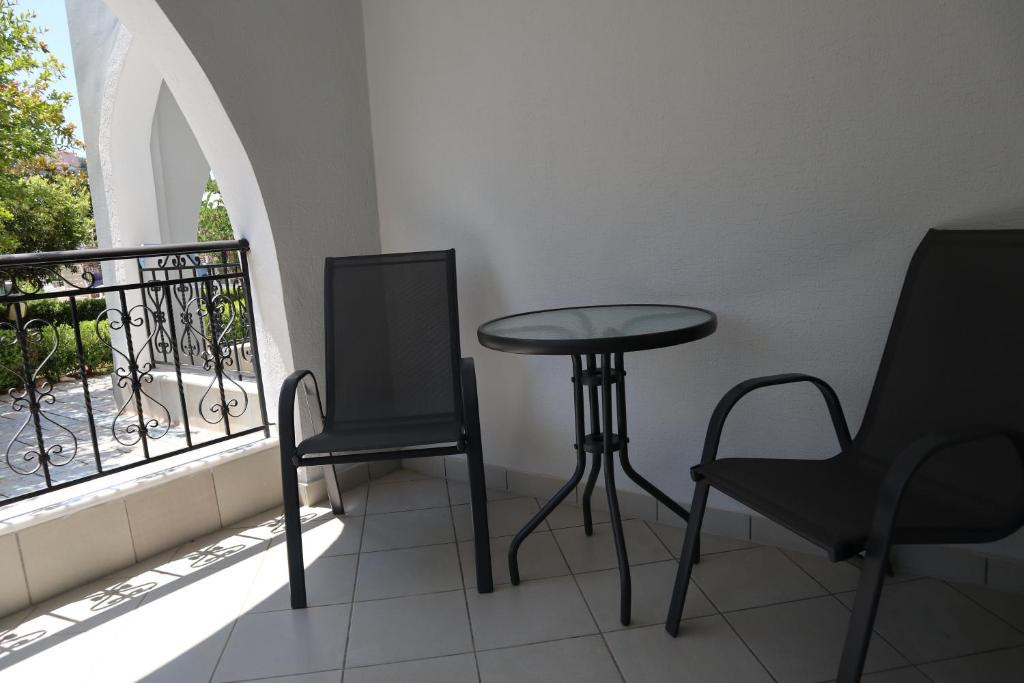 Balkón alebo terasa v ubytovaní Delphin Rooms Sivota
