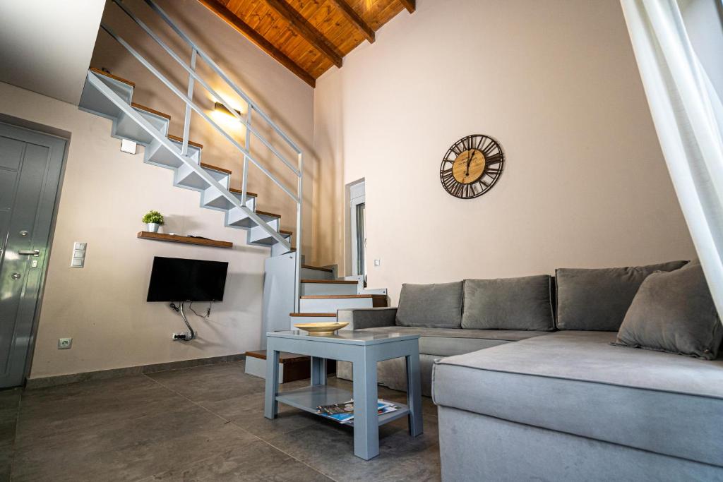 Telewizja i/lub zestaw kina domowego w obiekcie Agios Mamas Resort