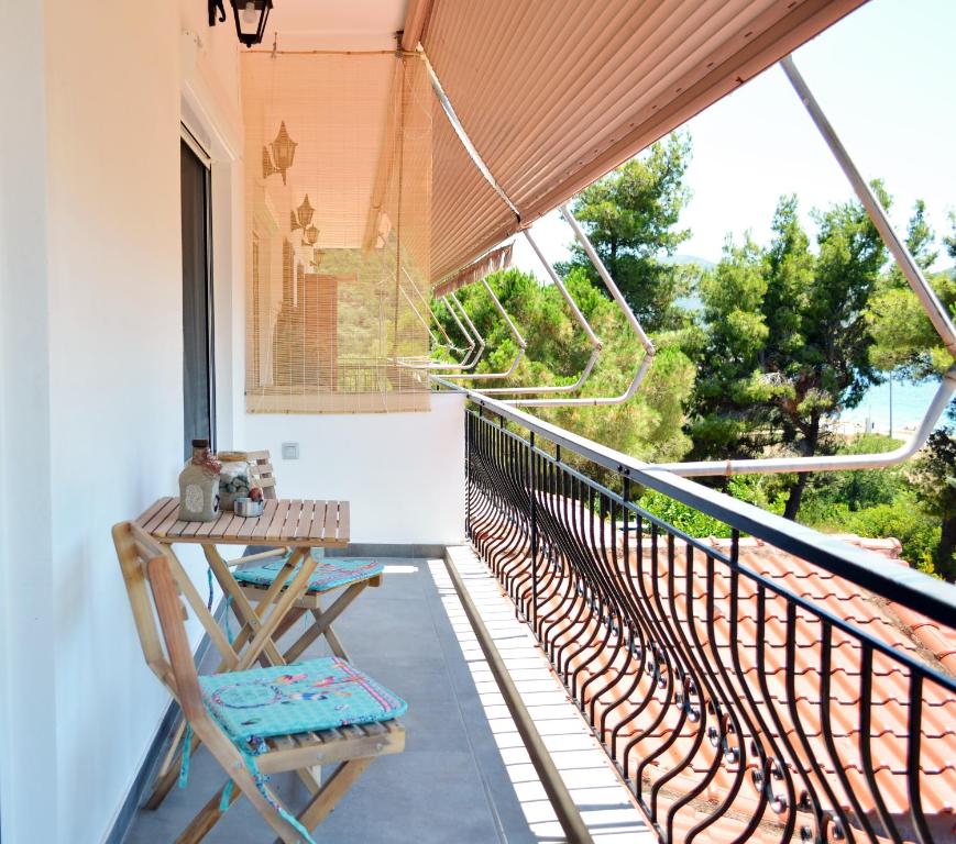 Balkón nebo terasa v ubytování Kartalia apartment