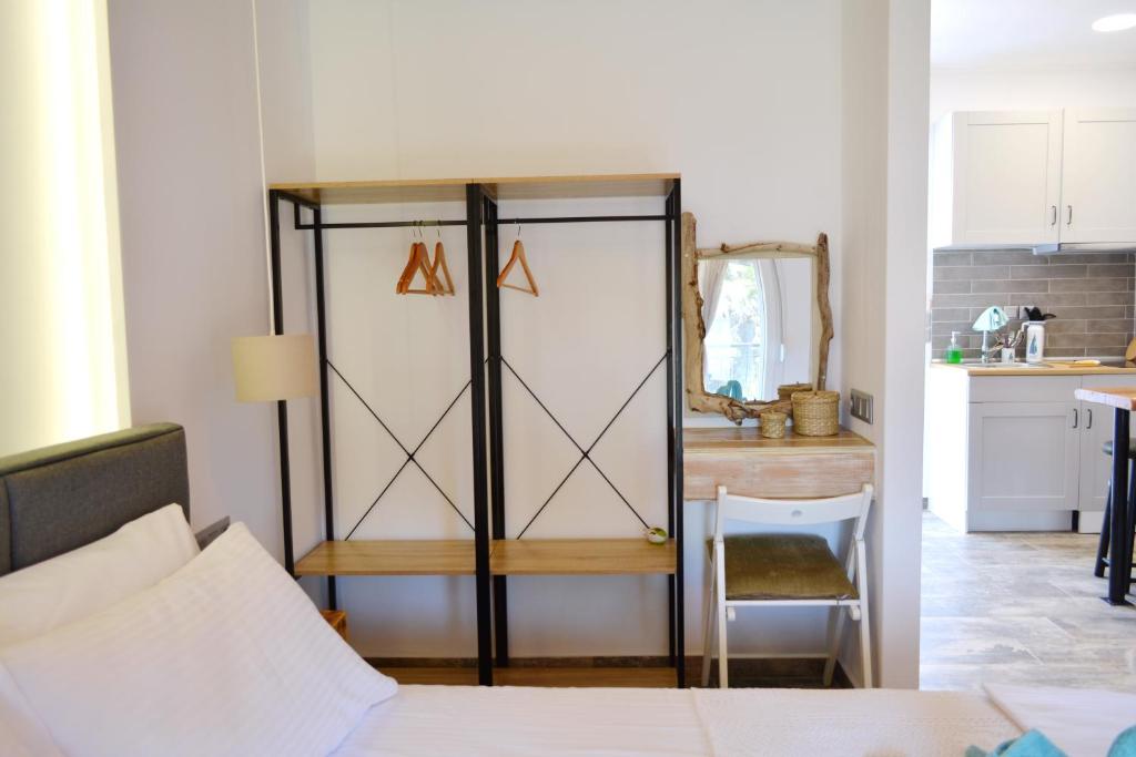 Postel nebo postele na pokoji v ubytování Kartalia apartment