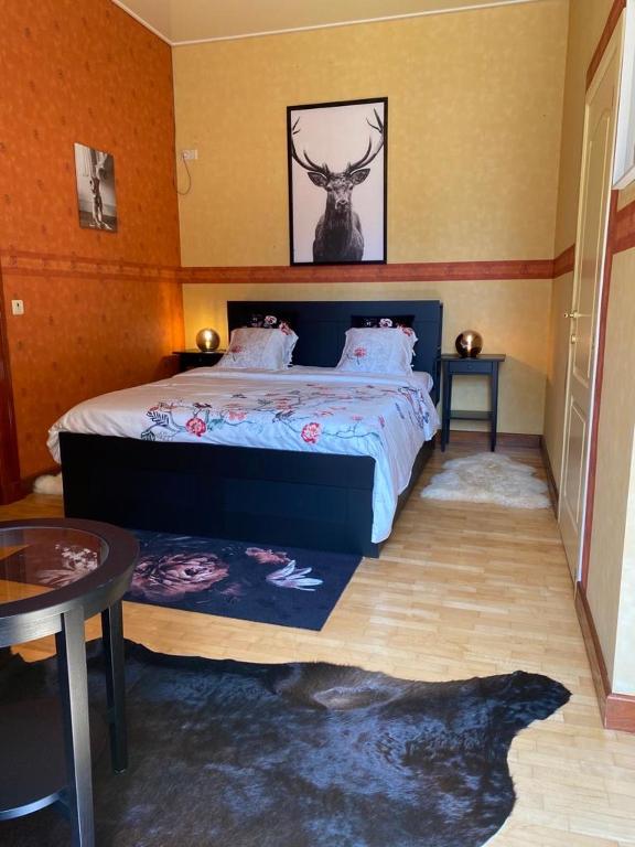 Krevet ili kreveti u jedinici u okviru objekta Château Les Tourelles