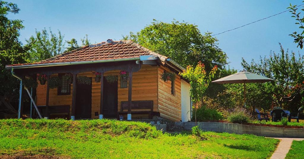 Zahrada ubytování Vajat Orašac