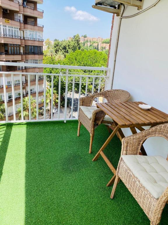 Balkón alebo terasa v ubytovaní Malagueta Beach Premium