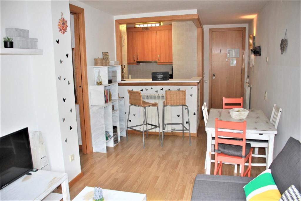 Kuchyň nebo kuchyňský kout v ubytování ÁLIGA CONFORT Vistas a pie de pistas