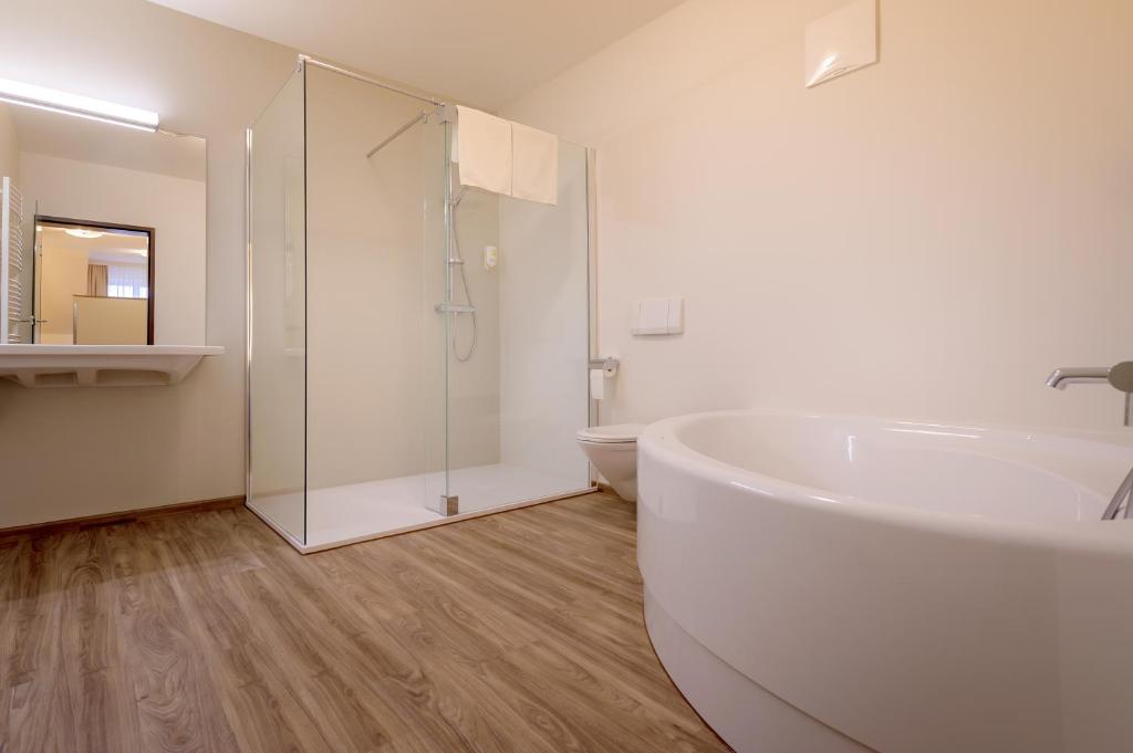 Kúpeľňa v ubytovaní City Hotel Stockerau