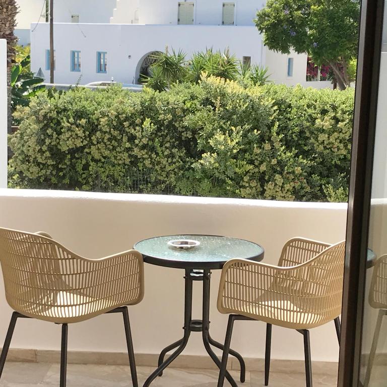 Balkón nebo terasa v ubytování Vassiliki Rooms