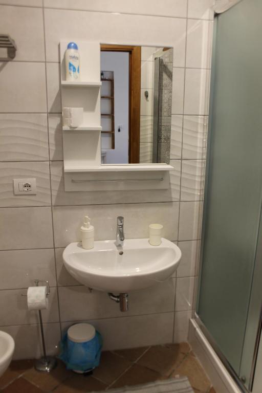 Koupelna v ubytování B&B Nettuno San Leone