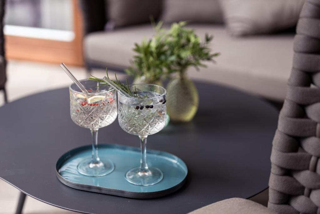 Nápoje v ubytovaní Boutique Hotel Zum Rosenbaum