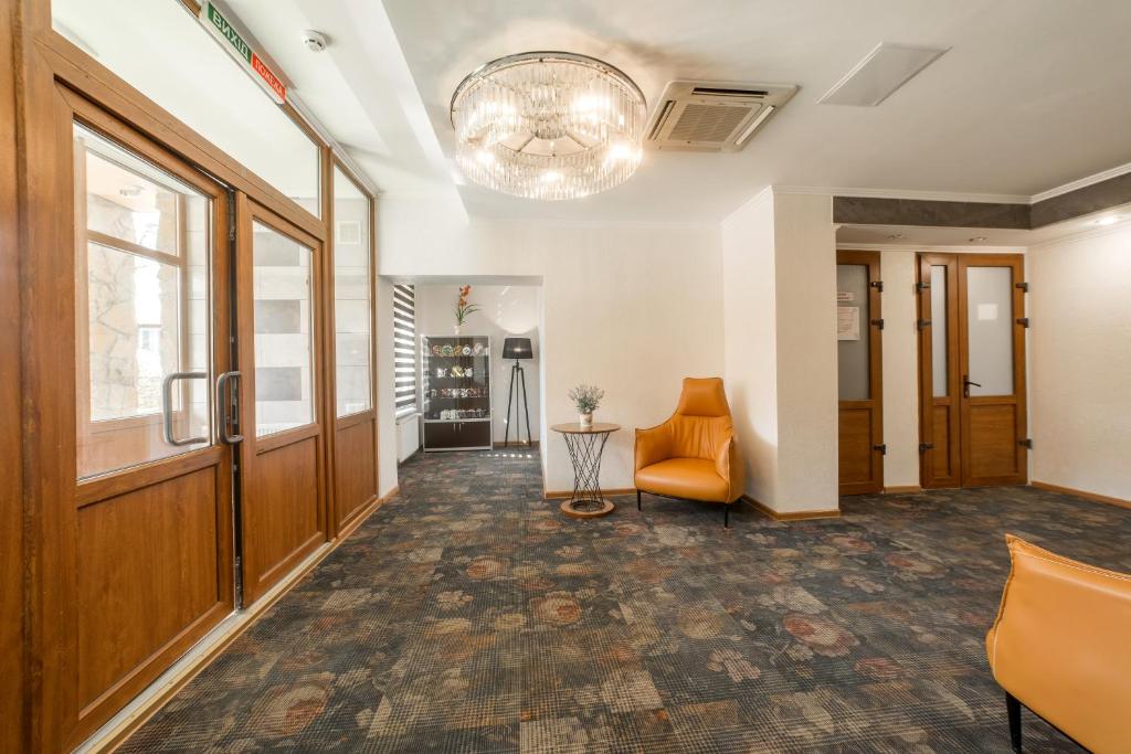 Kuchyň nebo kuchyňský kout v ubytování Hotel Re Vita