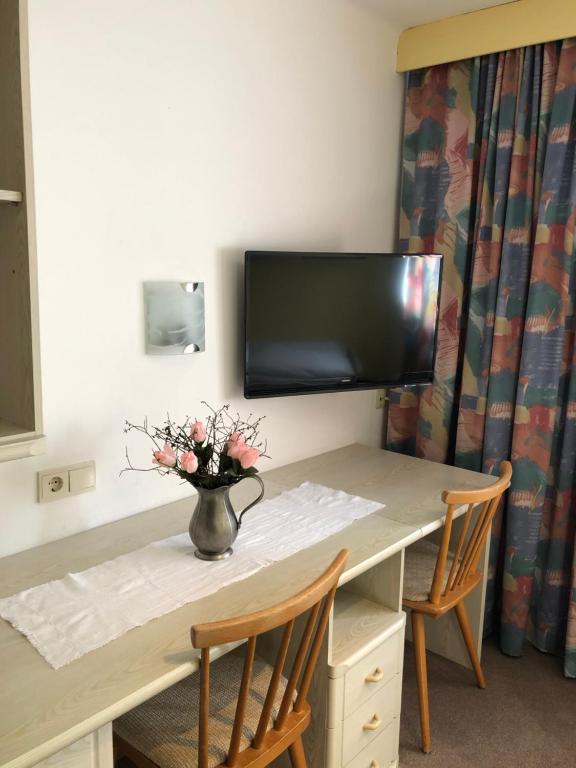 TV a/nebo společenská místnost v ubytování Pension Millinger