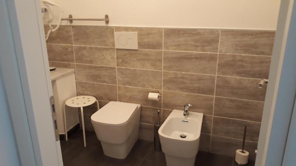 Koupelna v ubytování Casa Chiocconi