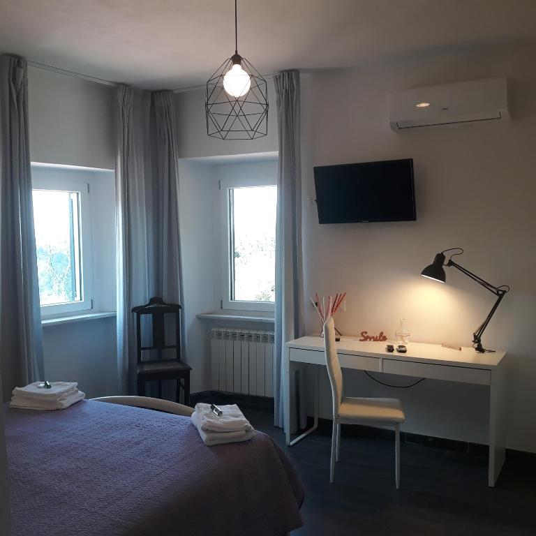 Postel nebo postele na pokoji v ubytování Casa Chiocconi