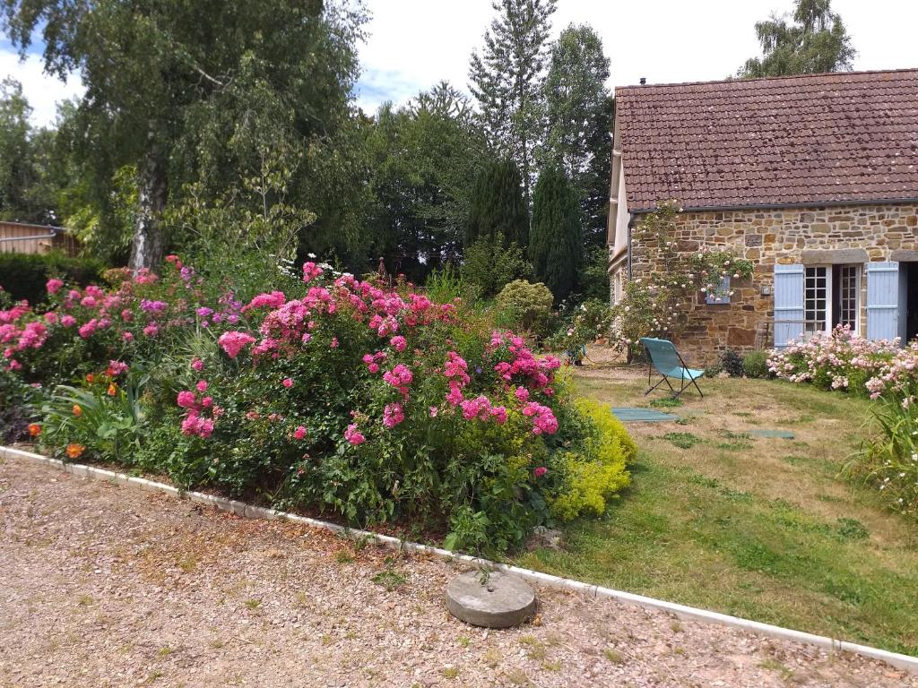 Zahrada ubytování Ma maison bleue